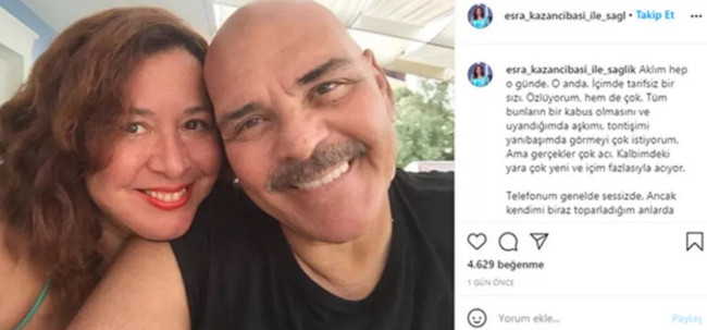 Rasim Öztekin'in eşinden duygusal paylaşım! 'İçimde tarifsiz bir sızı' - Resim : 1