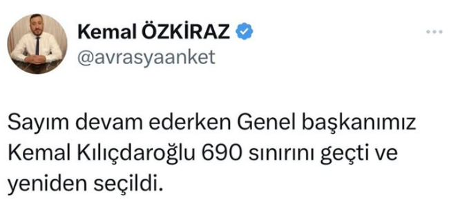Sayım sırasında yaptıkları paylaşımlar gündem oldu! ‘Net bilgi, Kılıçdaroğlu kazandı…’ - Resim : 3