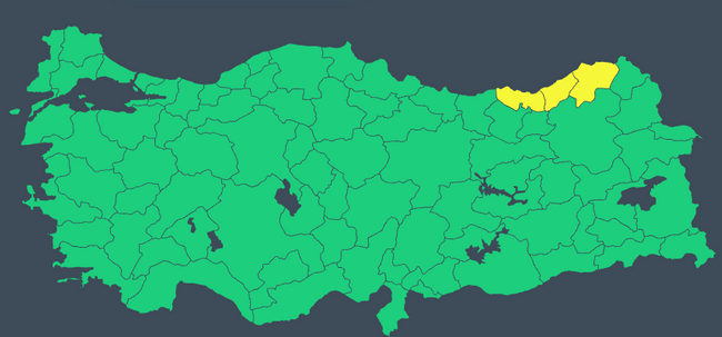 Meteoroloji’den kuvvetli yağış ve rüzgar uyarısı! İşte il il 8 Ekim Salı hava durumu… - Resim : 1