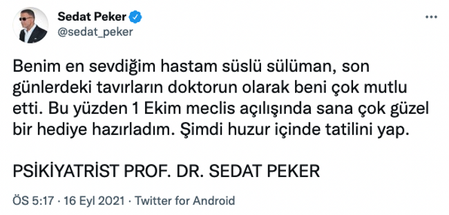 Sedat Peker’in sesi tamamen kısıldı! Eğer aracı ile mesaj atarsa... - Resim : 2