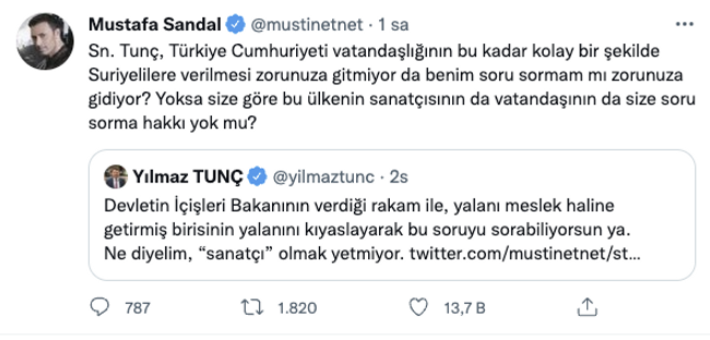 Mustafa Sandal ile AKP'li Yılmaz Tunç arasında Suriyeli atışması: "Soru sormam mı zorunuza gidiyor?" - Resim : 1