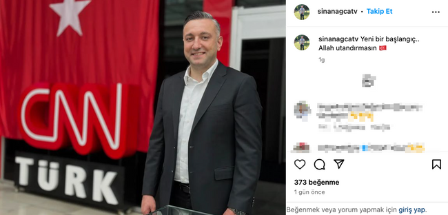 24 TV'ye veda, CNN Türk'e merhaba! 'Yeni bir başlangıç' diyerek duyurdu… - Resim : 2