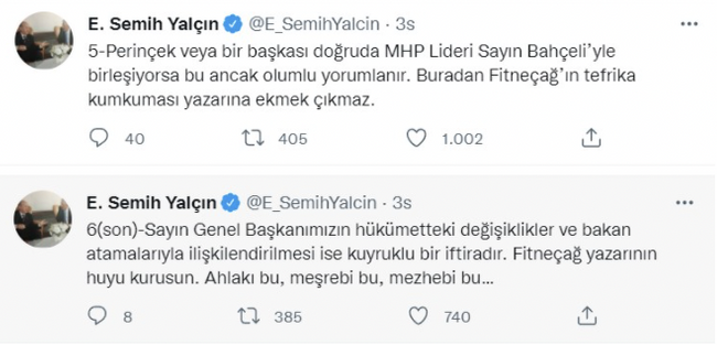 MHP'den dikkat çeken Doğu Perinçek açıklaması: "Olumlu yorumlanır buradan ekmek çıkmaz" - Resim : 2