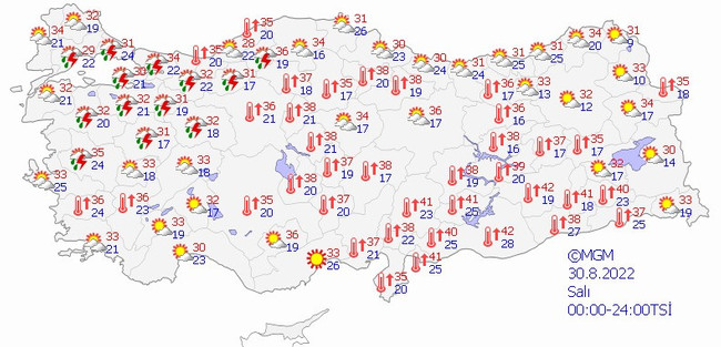 Meteoroloji uyardı: Çok şiddetli geliyor! İşte il il 30 Ağustos hava durumu… - Resim : 1