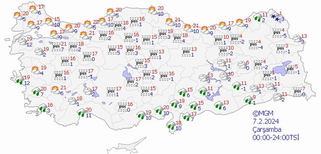 Meteoroloji’den sağanak ve kar yağışı uyarısı! İşte il il 7 Şubat hava durumu… - Resim : 2