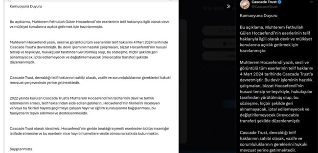 FETÖ’de ortaklık çatlağı: Vasiyet savaşında Cascade Trust iddiaları - Resim : 2