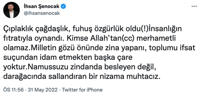 İhsan Şenocak’tan Bebek’teki skandala olay yorum! ‘İdam etmekten başka çare yok…’ - Resim : 1