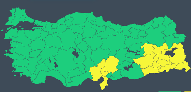 Meteoroloji’den gök gürültülü sağanak, fırtına ve kar yağışı uyarısı! İşte il il 26 Mart hava durumu - Resim : 1