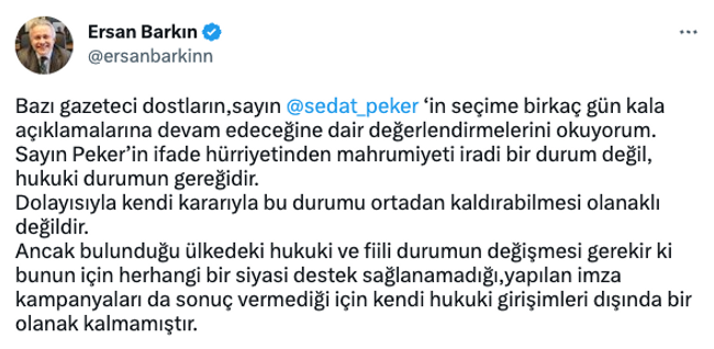 Sedat Peker'in avukatından 'yeni video' açıklaması! Seçim öncesi… - Resim : 2