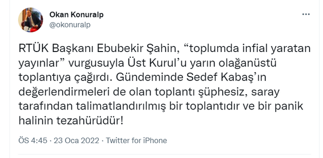 Ebubekir Şahin RTÜK'ü olağanüstü toplantıya çağırdı! İlhan Taşçı isyan etti! - Resim : 2