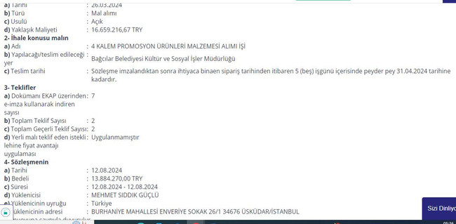 Önce dağıtıp sonra sözleşme yaptı! Başkanın 13 milyonluk seçim promosyonu! - Resim : 1