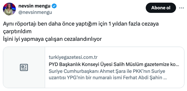 Türkiye gazetesi PYD elebaşı Salih Müslim ile röportaj yaptı! Nevşin Mengü’den olay tepki… - Resim : 3