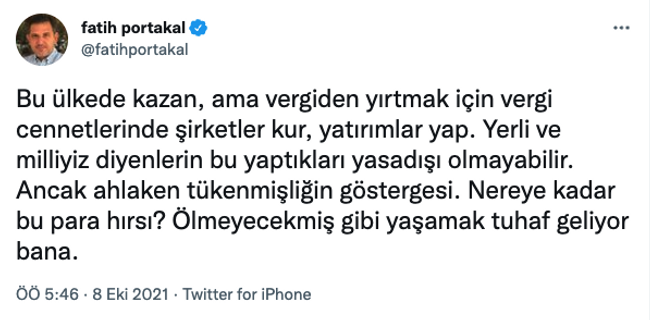 Fatih Portakal’dan Pandora Belgeleri içinde ismi geçen Demirören’e sert tepki! ‘Yazıklar olsun...’ - Resim : 3