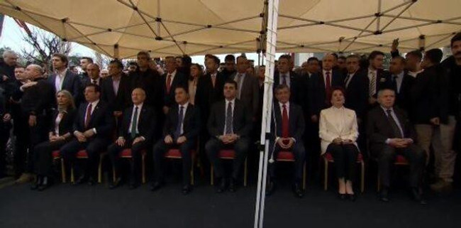 6'lı masadan Ekrem İmamoğlu'na destek mitingi! Bir tek o lider katılmadı - Resim : 3