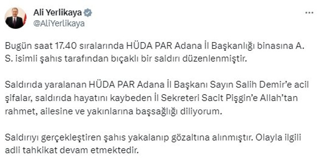 HÜDA-PAR Adana İl Başkanlığı’na saldırı! - Resim : 5