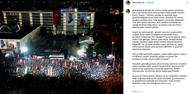 İlber Ortaylı'dan çok konuşulacak Ekrem İmamoğlu açıklaması! 'Yarın çıkar başa geçer…' - Resim : 1