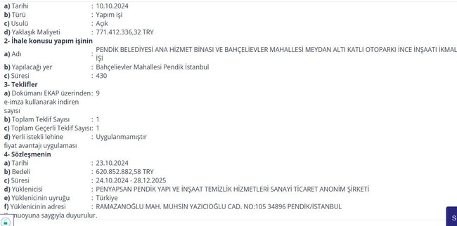 MedyaRadar o ihalenin belgesine ulaştı! Mini saray 1 milyarı da aştı… - Resim : 1