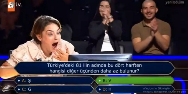 Kim Milyoner Olmak İster?'de tarihi an! Rabia Birsen Güvercin 1 milyon TL'lik soruyu bildi - Resim : 2