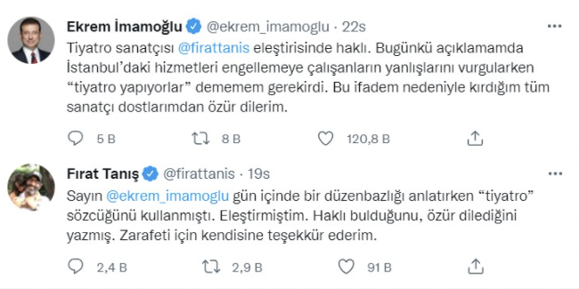 Şahan Gökbakar'dan, Fırat Tanış'ın 'tiyatro' çıkışına tepki: 'Ne yeri ne de zamanı bunların' - Resim : 3
