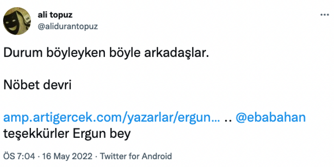 Artı Gerçek’te görev değişimi! ‘Nöbet devri…’ - Resim : 1