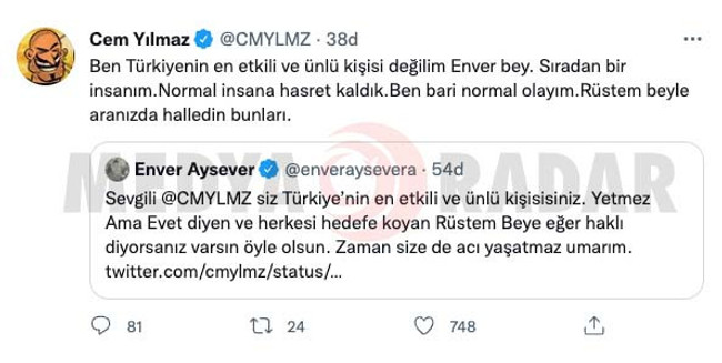 Enver Aysever ve Cem Yılmaz arasında 'Rüstem Batum' kavgası! "Liboş Rüstem abinle..." - Resim : 5