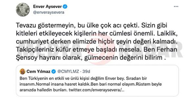Enver Aysever ve Cem Yılmaz arasında 'Rüstem Batum' kavgası! "Liboş Rüstem abinle..." - Resim : 6