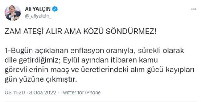Memur zammından sonra Memur-Sen'den ilk açıklama: Ateşi bir miktar alır fakat közü söndürmeye yetmez - Resim : 1