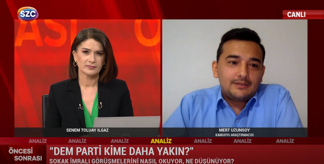 AK Parti - DEM Parti görüşmesi sonrası flaş anket! ‘İlk defa tersine geçiş görüyoruz…’ - Resim : 1