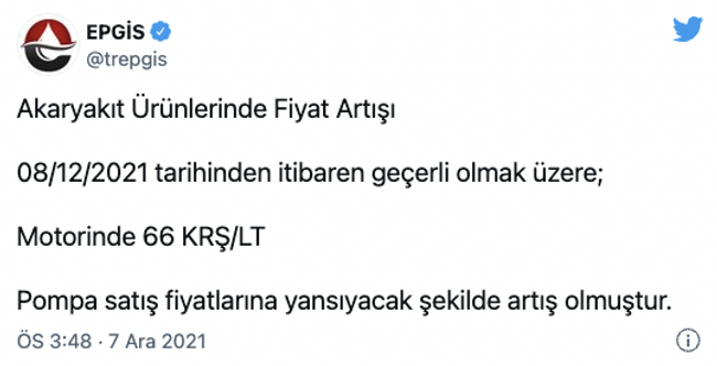 EPGİS açıkladı: Motorine büyük zam! - Resim : 1