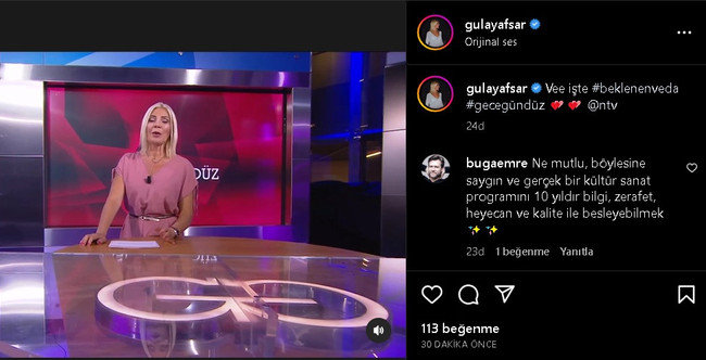 NTV'nin ünlü ekran yüzü kanala veda etti! "Güzel günlerde yine buluşacağız" - Resim : 1