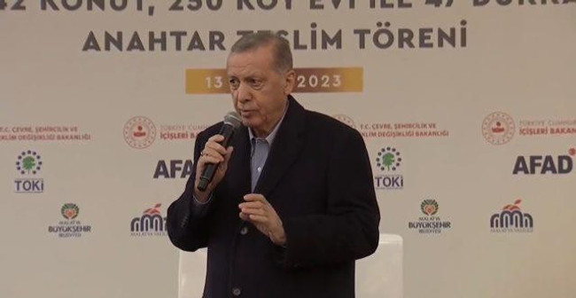 Cumhur İttifakı tam kadro Malatya'da! Erdoğan tarih verdi: "Bir kısmını teslim edeceğiz" - Resim : 3