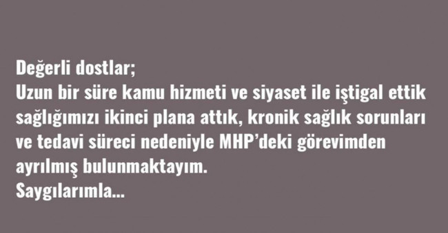 HSK'dan istifa etmişti! Hamit Kocabey, Bahçeli'nin hukuk danışmanlığını da bıraktı… - Resim : 1