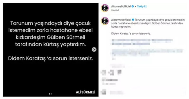 Ali Sürmeli'nin Instagram hesabı hack'lendi! Olay yaratan iddialar - Resim : 1