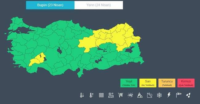 Meteoroloji'den 16 ile "sarı" kodlu uyarı: Sel riskine karşı dikkat! - Resim : 1