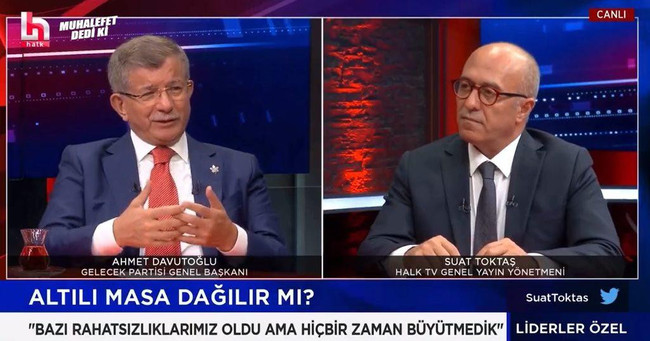 İki ayrı aday çıkarsa 6'lı masa dağılır mı? Ahmet Davutoğlu yanıtladı... - Resim : 1