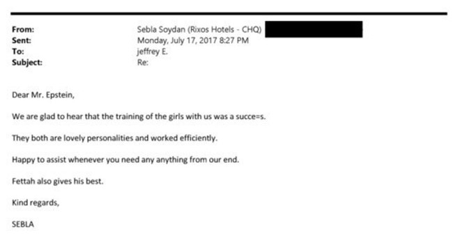 Epstein belgelerinde 'Fettah Tamince' detayı: "Rixos’ta masaj eğitimi verildi" iddiası - Resim : 5