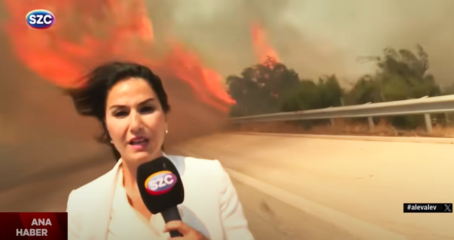 Haber kanallarının yangınla imtihanı! - Resim : 3