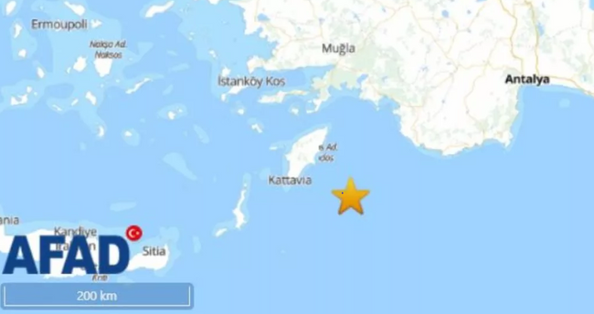 Akdeniz'de bir deprem daha! AFAD duyurdu - Resim : 1