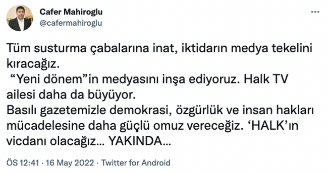 Yeni basılı gazete geliyor! Sosyal medyadan duyurdu: ‘Tüm susturma çabalarına inat…’ - Resim : 1