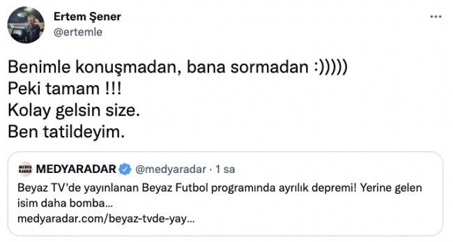 Ertem Şener, Beyaz TV'de yeniden spor müdürlüğüne mi getirildi? Deneyimli spikerden iddialara yanıt - Resim : 3
