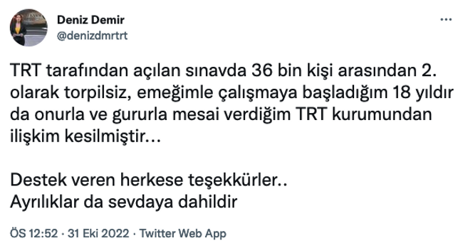 Gündem olan TRT spikeri sosyal medyadan isyan etti! ‘Kesinlikle ilişkim yoktur…’ - Resim : 2
