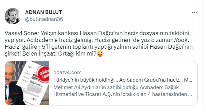 Adnan Bulut Soner Yalçın'ı yerden yere vurdu! 'Harami sofrasında ne işin var' - Resim : 1