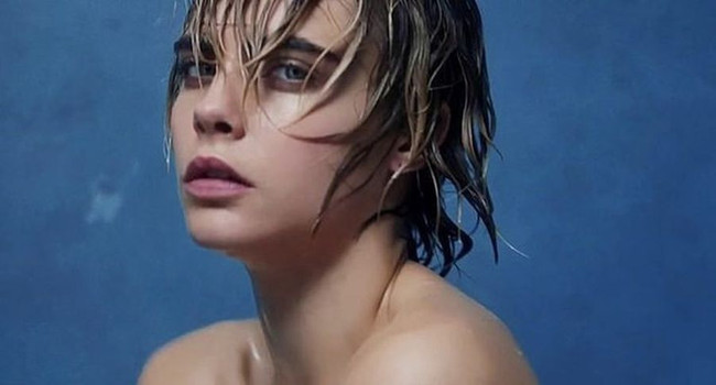 Ünlü model reklam kampanyası için soyundu! - Resim : 1