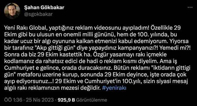 Yeni Rakı'dan '14 Mayıs' göndermeli reklam filmi: "O gün geldiğinde..." - Resim : 1