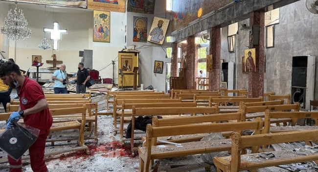 Erdoğan, Şam'daki kiliseye intihar saldırısını kınadı - Resim : 1