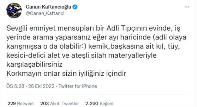 Kaftancıoğlu, TTB Başkanı'nın evinde kalaşnikof mermisi bulunmasını bu sözlerle savundu - Resim : 2