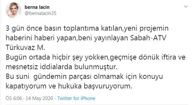 Turkuvaz Medya Grubu açıkladı! Berna Laçin'in yer aldığı reklamlara ambargo! - Resim : 1