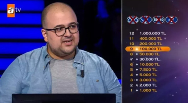 Kim Milyoner Olmak İster'de nefeslerin tutulduğu an! 200 bin TL'lik soruda yaptığı hamle alkış aldı - Resim : 2