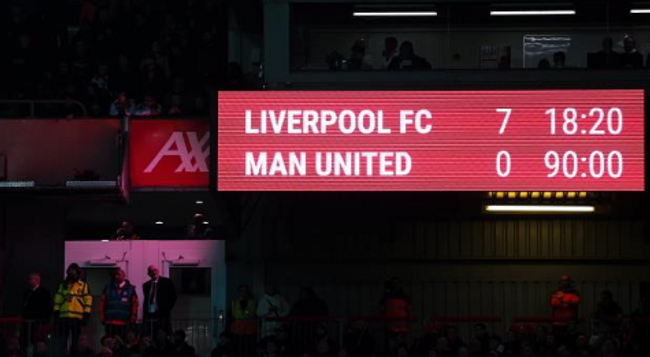 Liverpool, Manchester United'ı rezil etti: 7-0 - Resim : 1