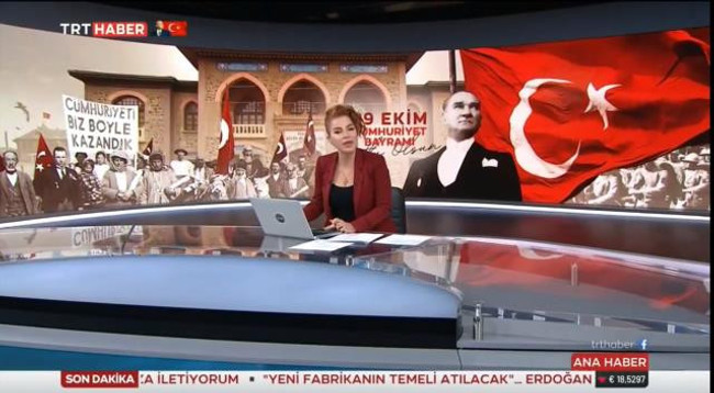 TRT spikeri bir anda yayın akışı dışına çıktı! Atatürk'le ilgili sözleri gündem oldu - Resim : 1